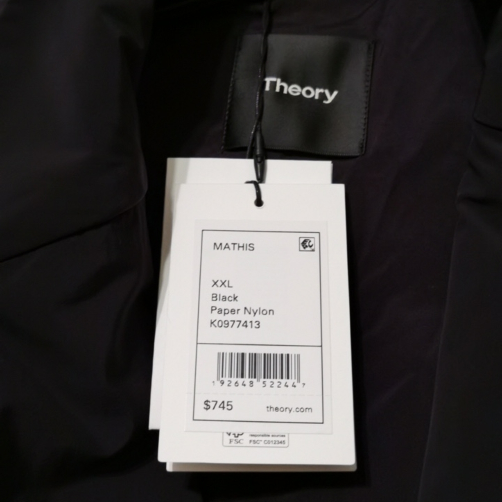 NWT Theory Mathis Down Coat XXL - Picture 11 of 13
